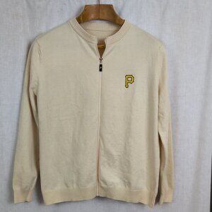Pittsburgh Pirates Zip Up Cardigan Sweater XL